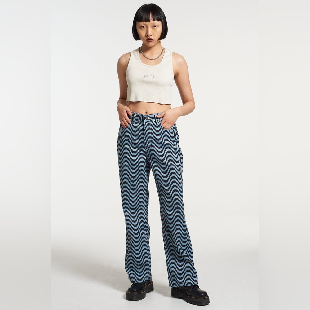 The Ragged Priest - Wave Jean - Blue Size 34